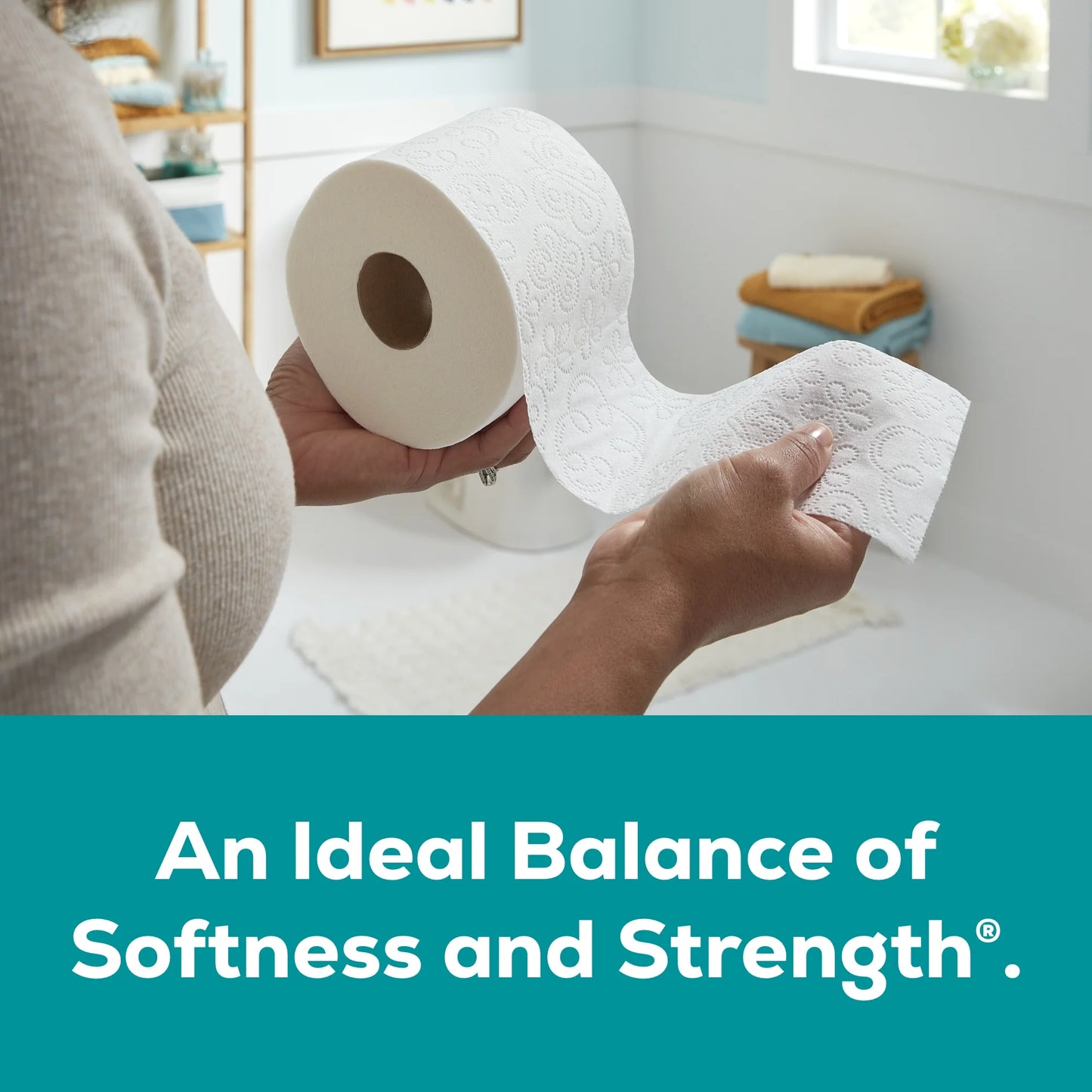(4 Pack) 2-Ply Toilet Paper, 18 Mega Rolls